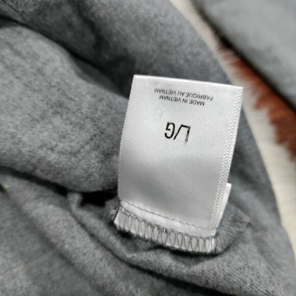 Express 100% Cotton Long Sleeve Full Zip Chore Coat Jacket Gray Men's Size Large - Picture 9 of 12